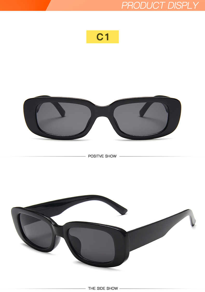 Title 10, Sunglasses Square Jelly Color Too Glasses