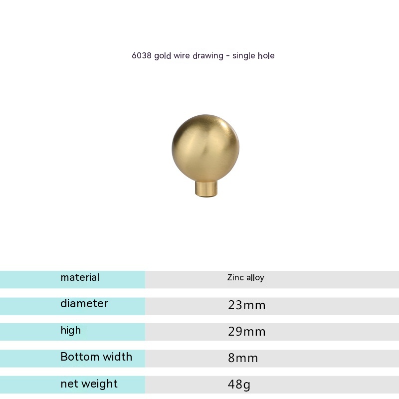 Gold 6038 Single Hole