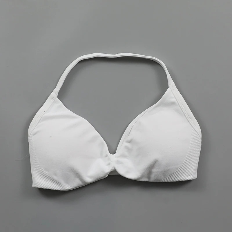 Womens High-intensity Halter Bra With Chest Pads