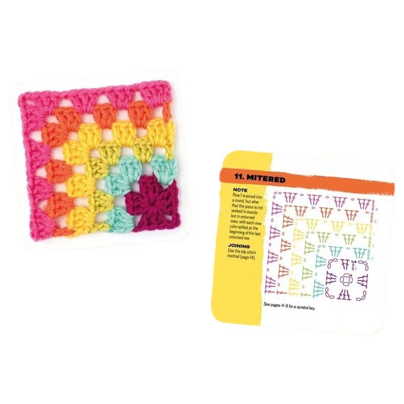 The Granny Square Card Deck DIY Grandma Knitted Pattern