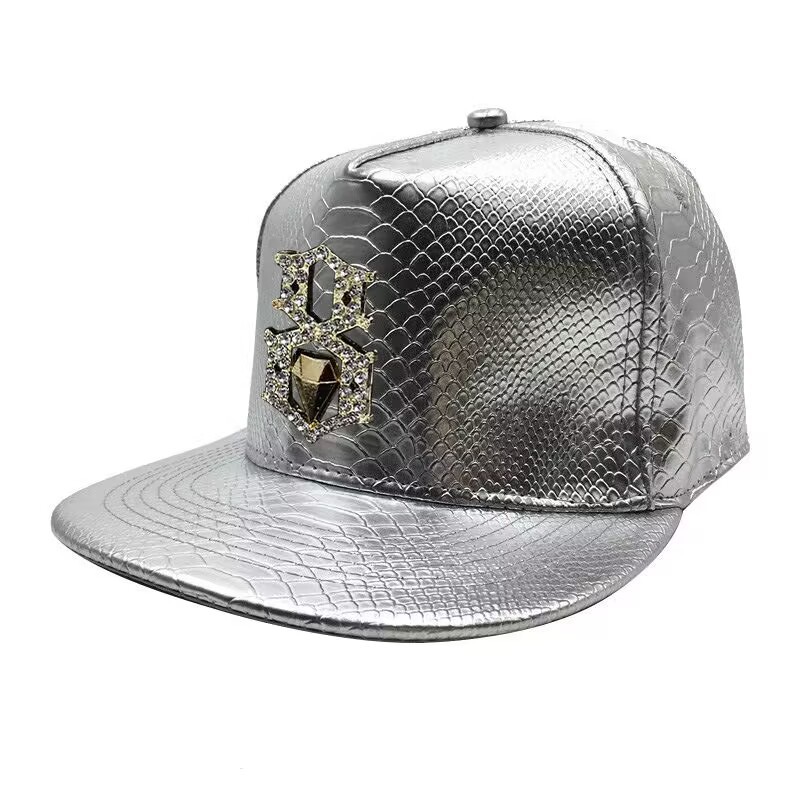 Men's PU Leather Hip-hop Baseball Cap — foto 6