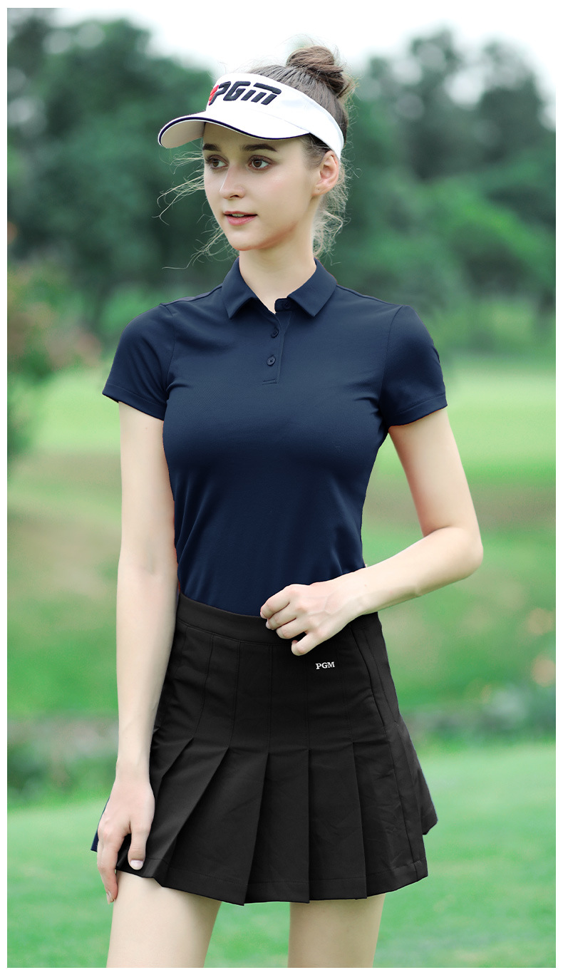Women's Golf Fashion Sports Short Sleeve