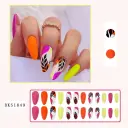 Wear Armour Medium Almond Armour Frosted Nail Stickers view 7