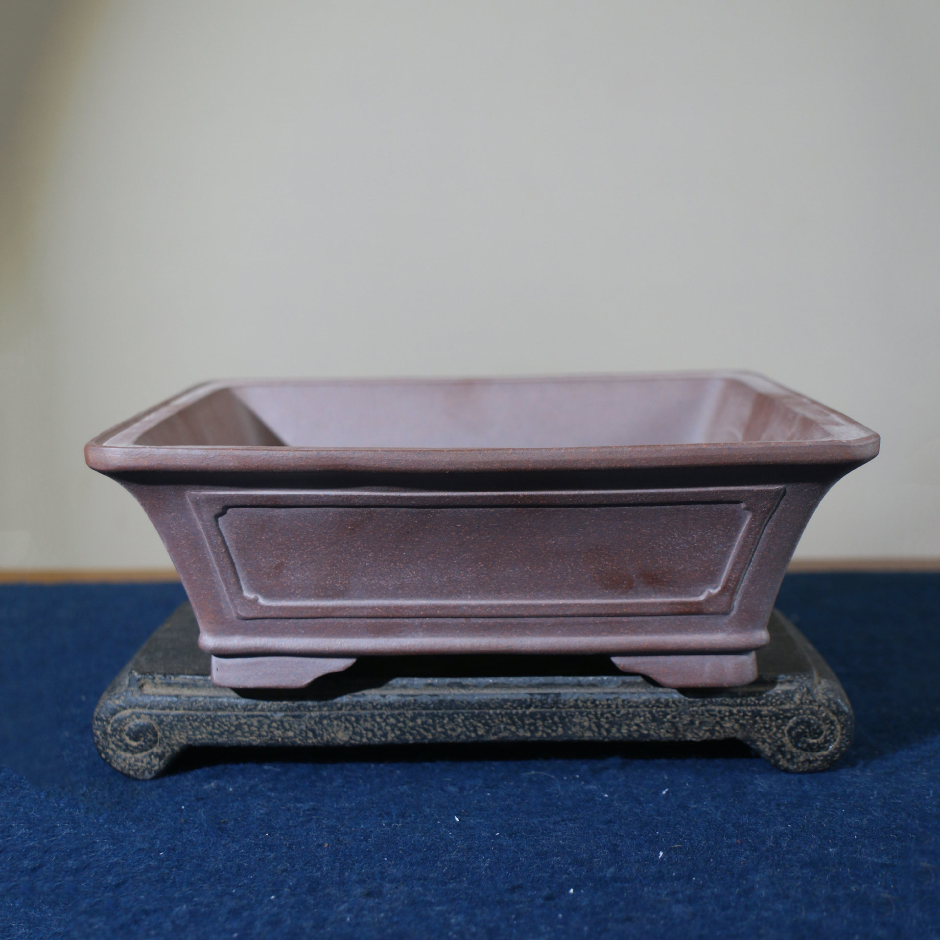 Yixing Clay Rectangular Flower Pot, picture 2 of 3