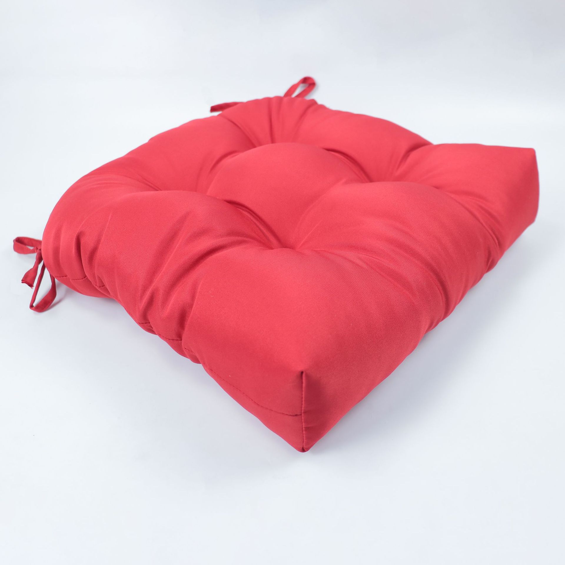 Outdoor Waterproof Chair Cushion (Black-43x43x8cm)