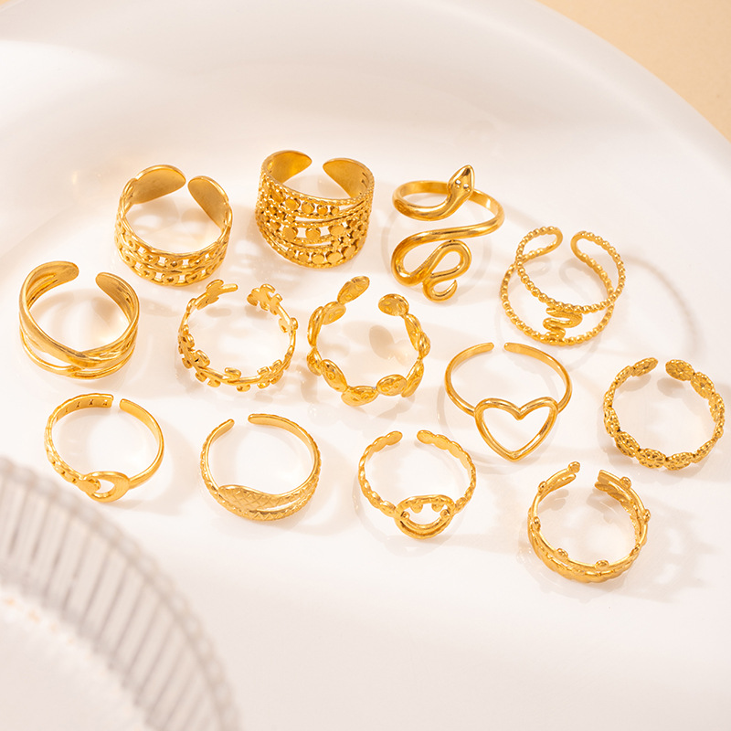Non-fading Metal Ring For Women