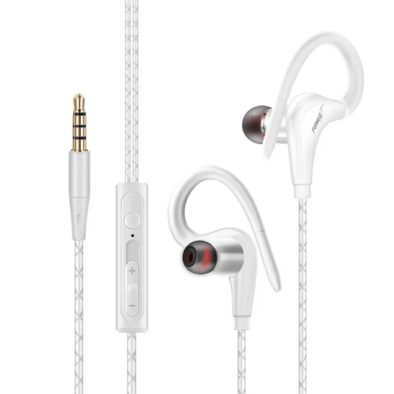 Wired Sports Headphones Ear-mounted Music Monitor Earphone Monitor Computer Cellphone