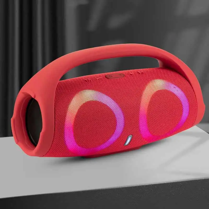 War Drum Three-generation Bluetooth Speaker With RGB Colored Lights Outdoor Portable Waterproof