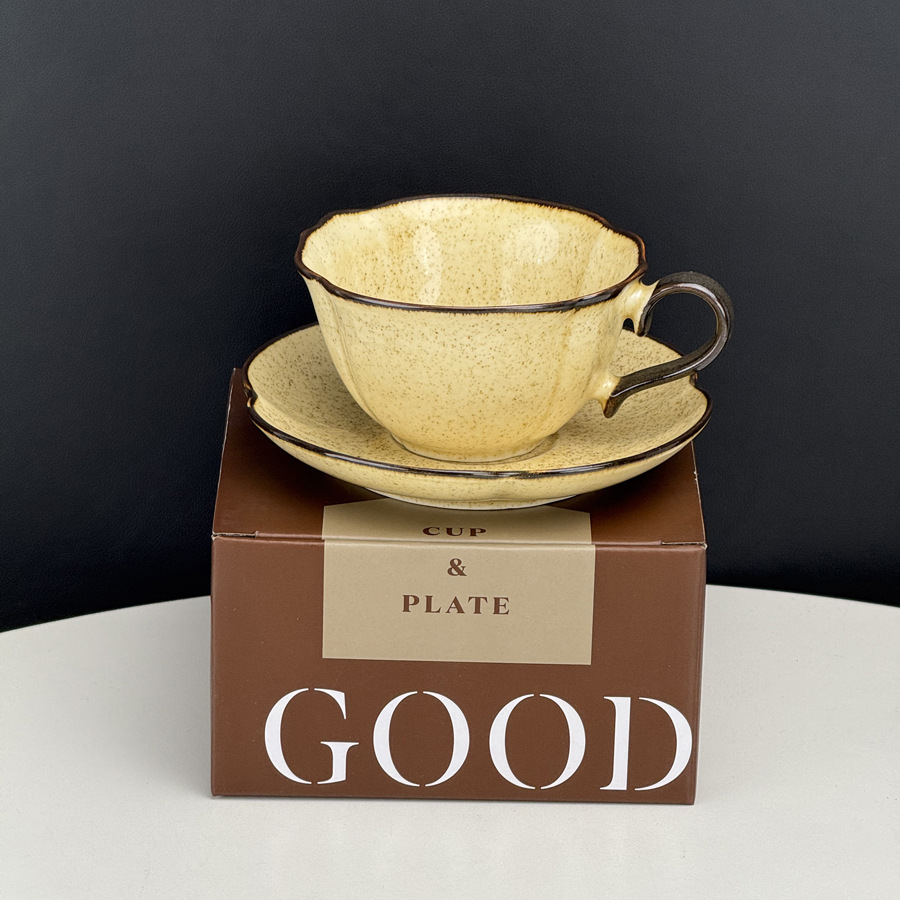 Retro Kiln Baked Underglaze Porcelain Coffee Set