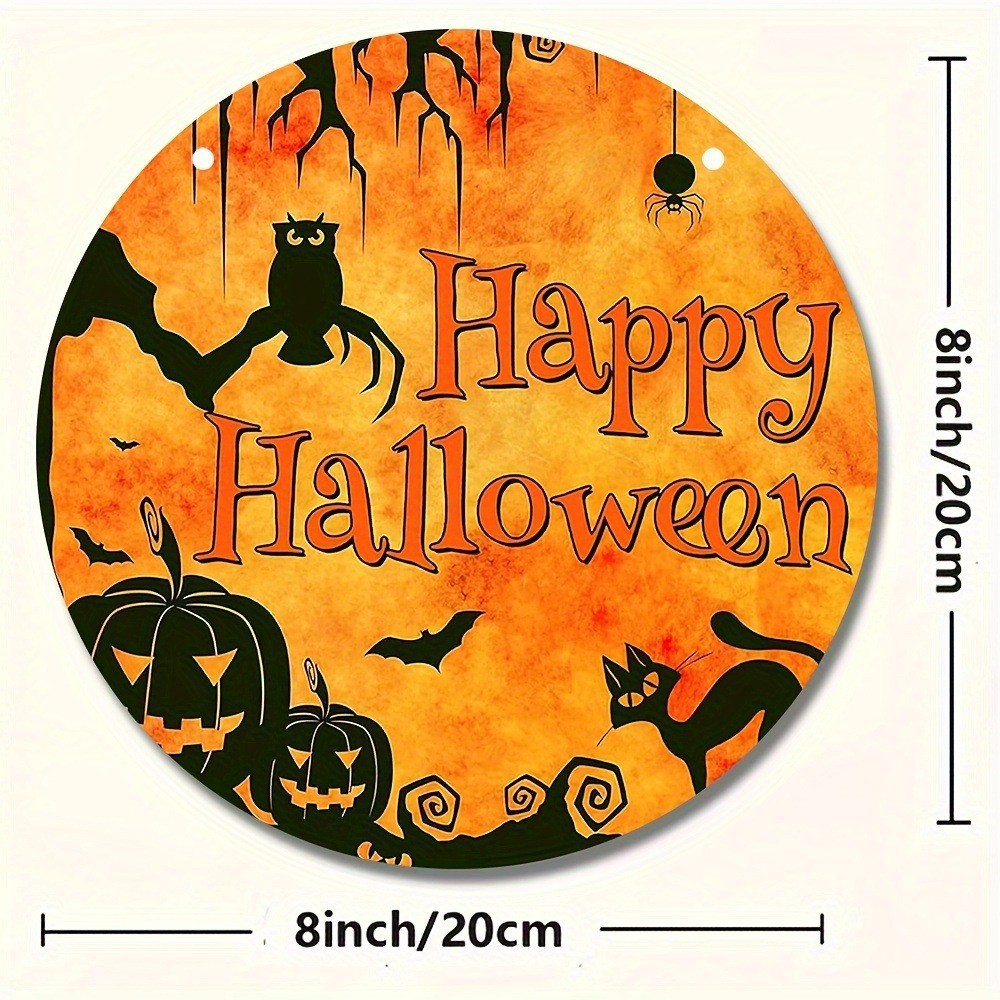 Title 12, Halloween Wooden Doorplate Home Decoration