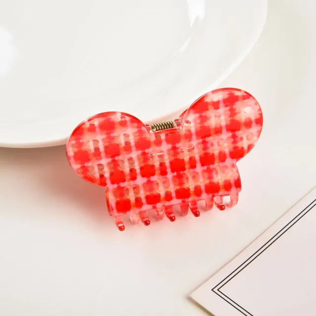 Back Head Updo Shark Clip Red - Shop at LoveMi