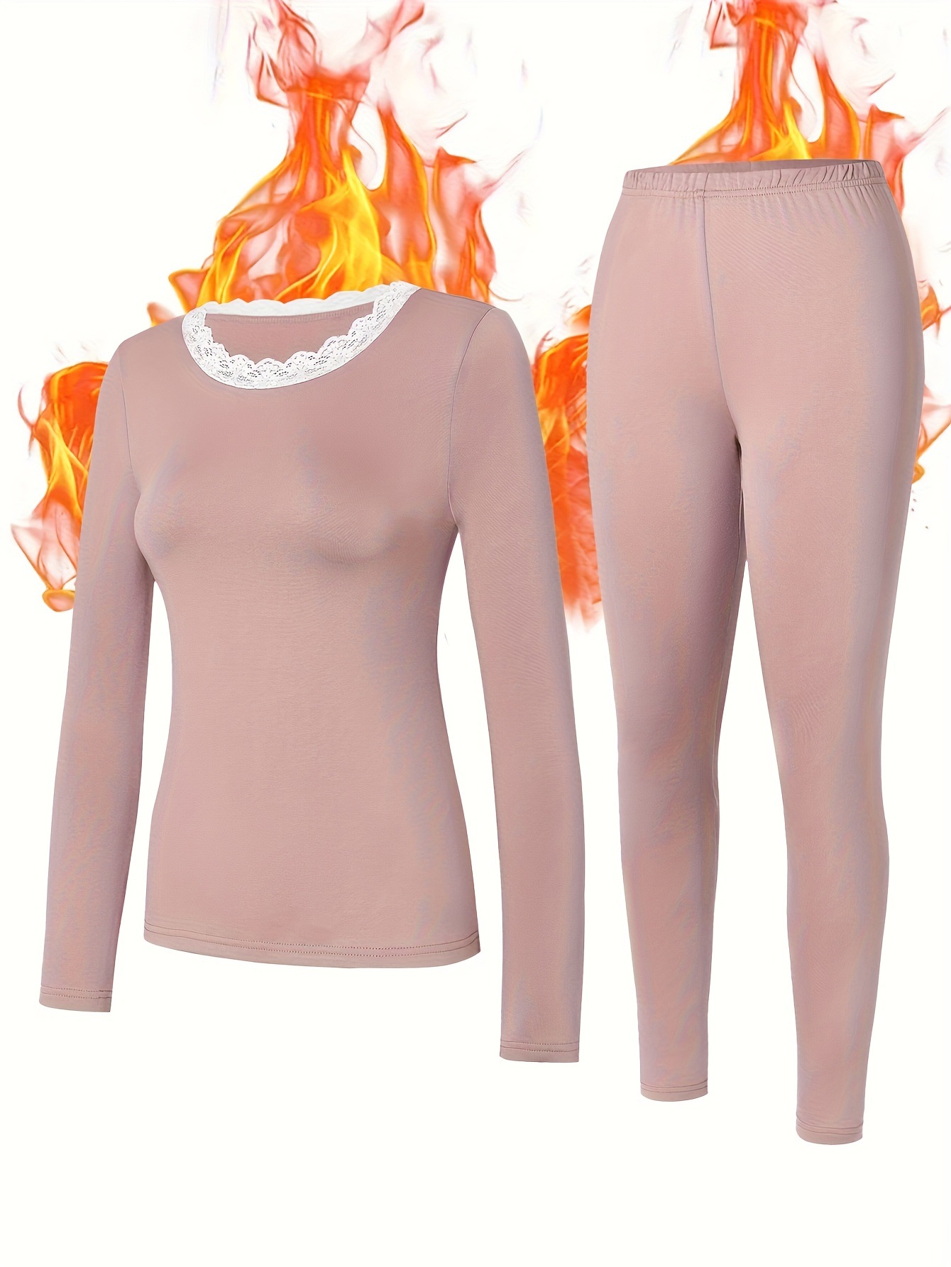 Warm Long-Sleeve Casual Autumn Top And Pants Set 5