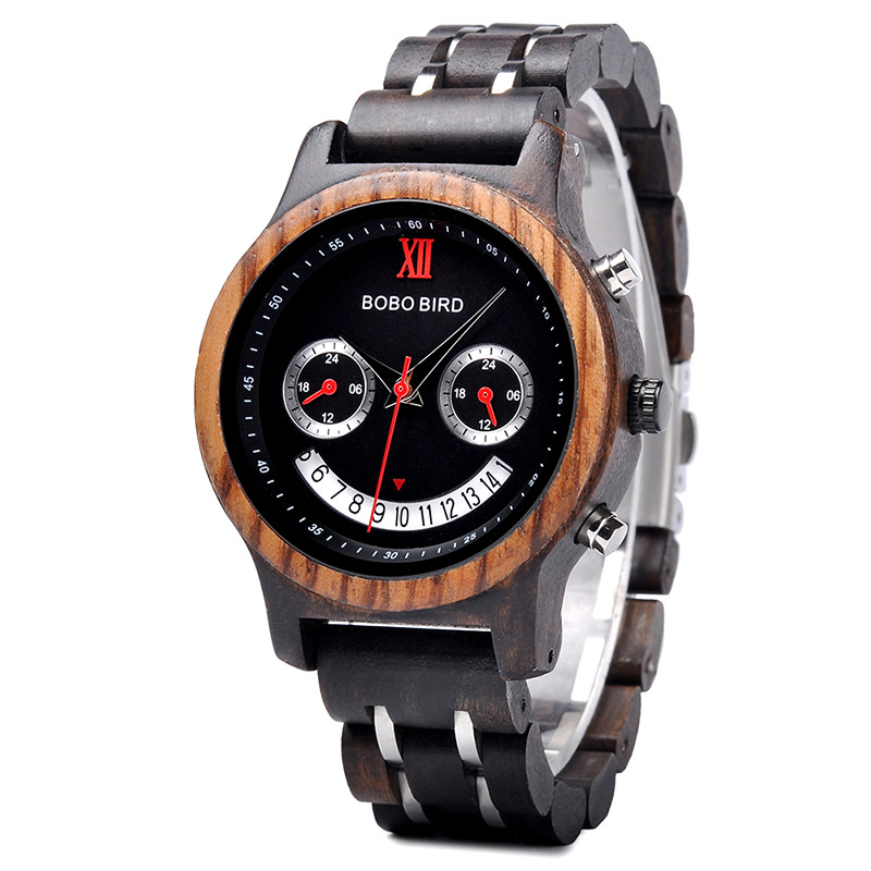 Wooden Classic Wooden Pointer-style Quartz Watch 5
