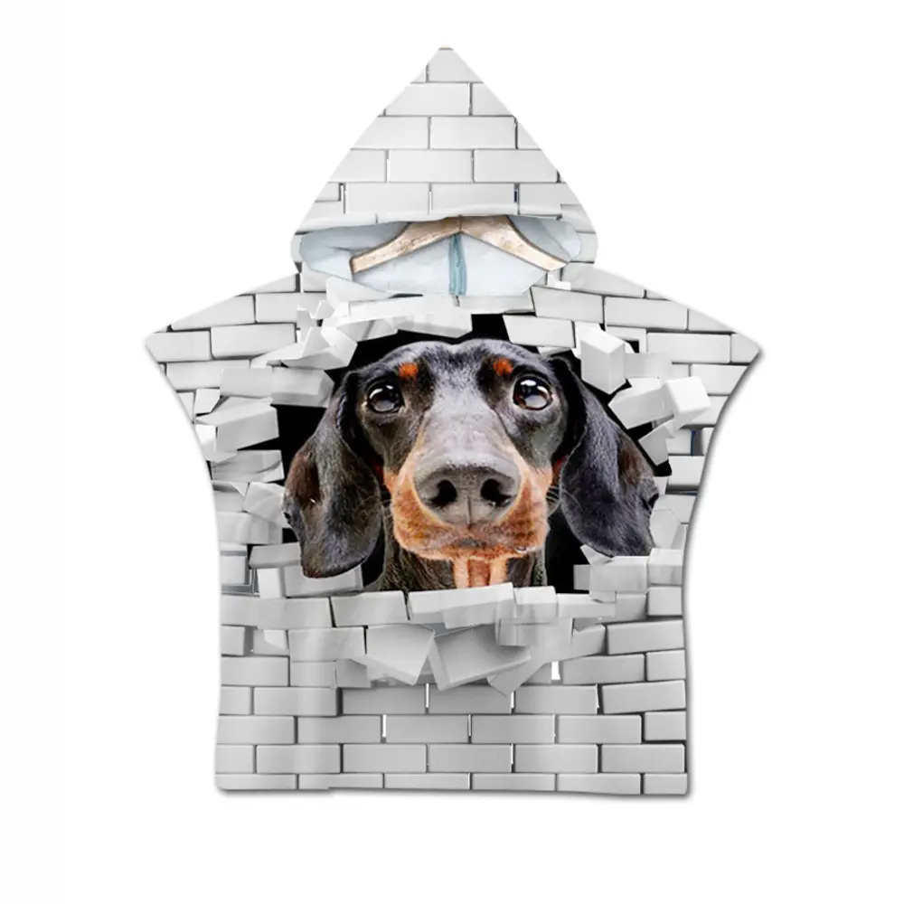Embroidery 2-Day Delivery Animal Digital Print Beach