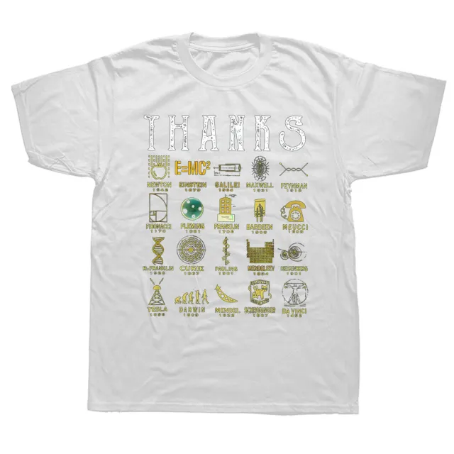 Thanks Scientists Astronomy Biology Round Neck White - Shop at LoveMi