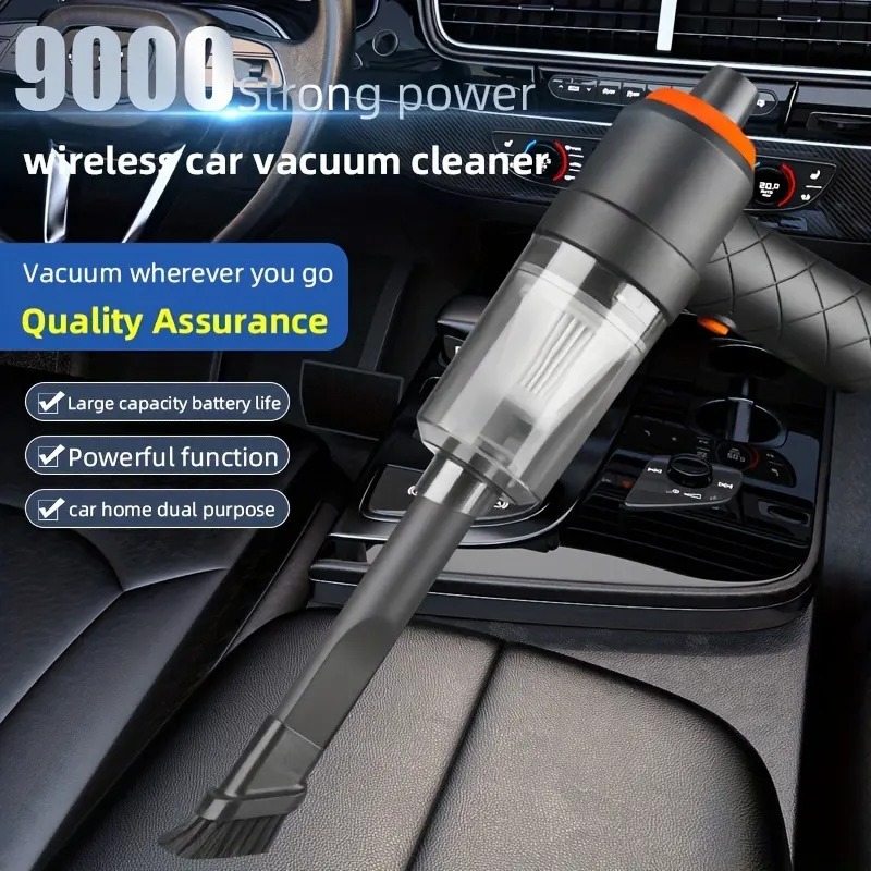 Car Cleaner Suction and Blowing Integrated Portable Wireless Charging