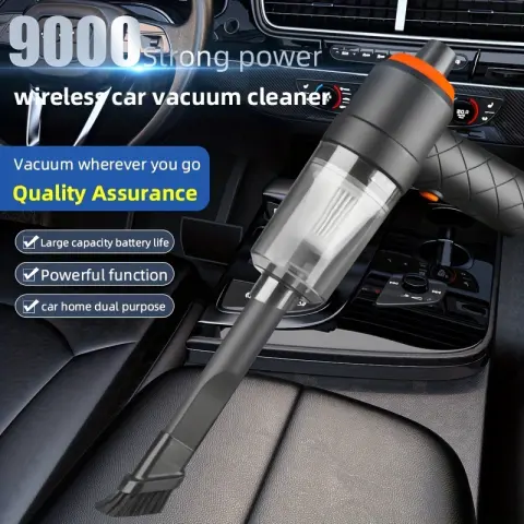 Car Cleaner Suction and Blowing Integrated Portable Wireless Charging