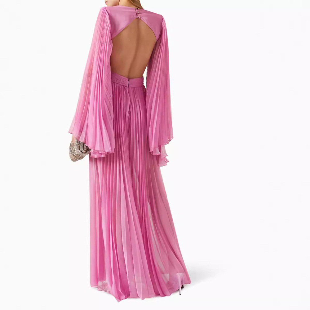 Backless V-Neck Evening Dress, picture 4 of 6