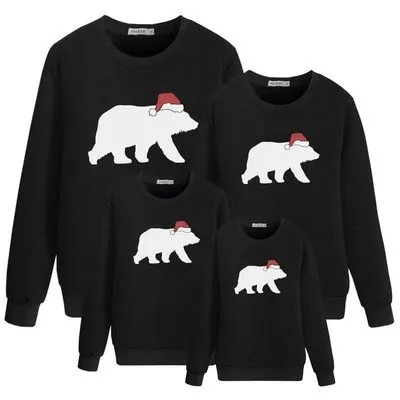 Christmas New Winter Parent-child Outfit - Black Style 4