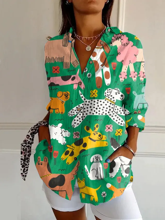 Summer European And American Half Sleeve Shirt Printed 3D Shirt Yk1865Mu - Shop at LoveMi