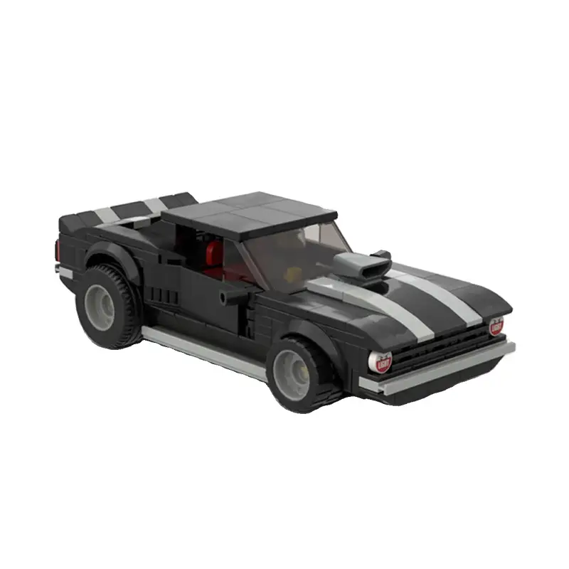 MOC-58256 Compatible With Diy Assembling Building Blocks 1969 Model Car Model Educational Set