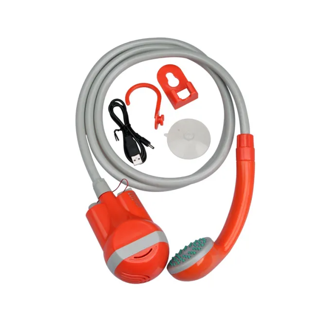 Outdoor Electric Supercharged Simple Mobileportable Shower Vibrant Orange - Shop at LoveMi