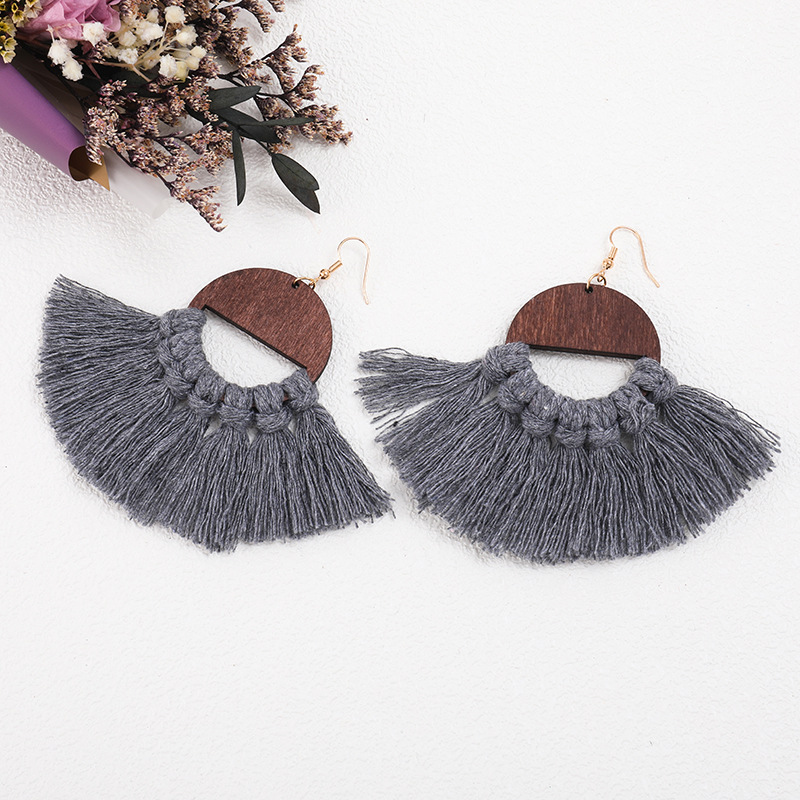 Macrame Tassel Earrings