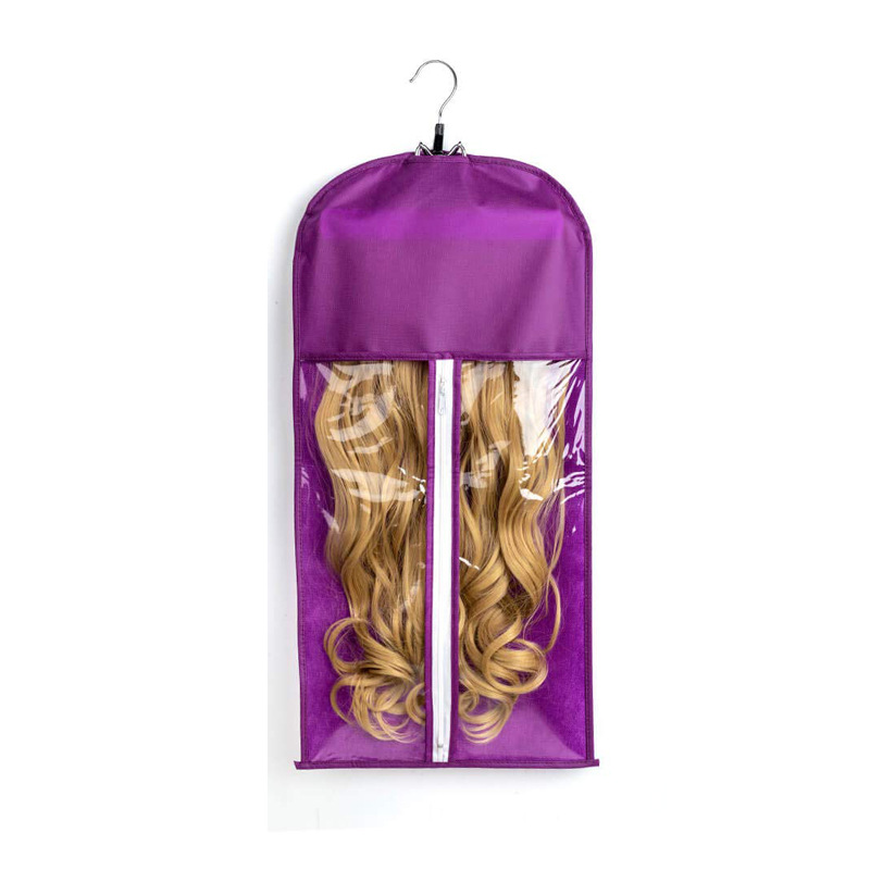 Silk Screen Non-woven Wigs Bags PVC Wig Supplies Packaging Dustproof Bag - Image 3