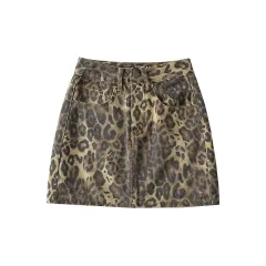 European And American Niche Leopard Print Skirt - Leopard - View 1