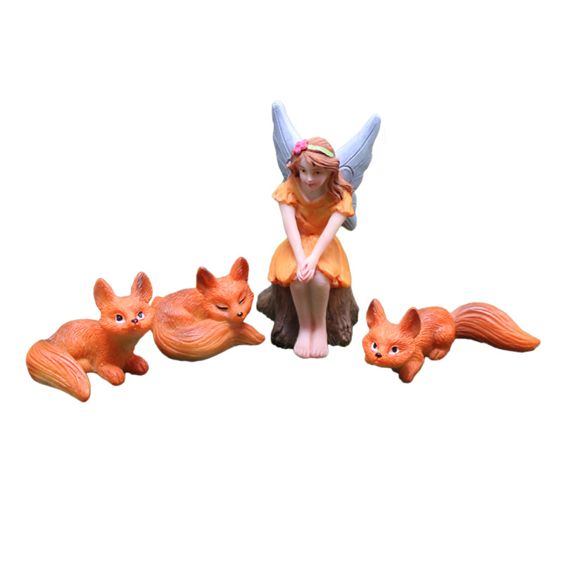 Flower Fairy Ornament Set of 4