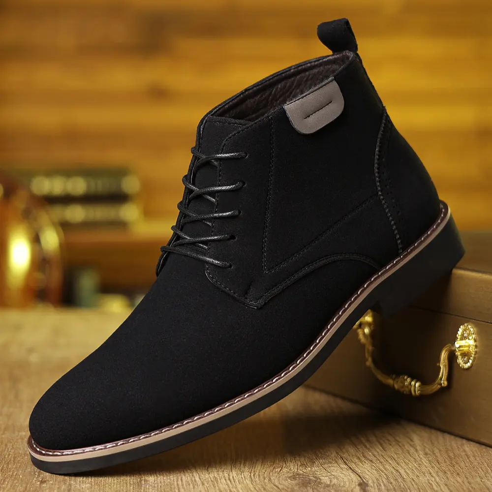 Martin Boots Men's British Style High-top Leather Shoes