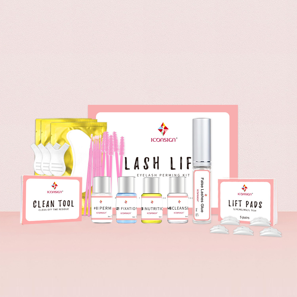 ICONSIGN Eyelash Perming Keratin Kit For Long-lasting Curly Lashes  Easy Eyelash Perming