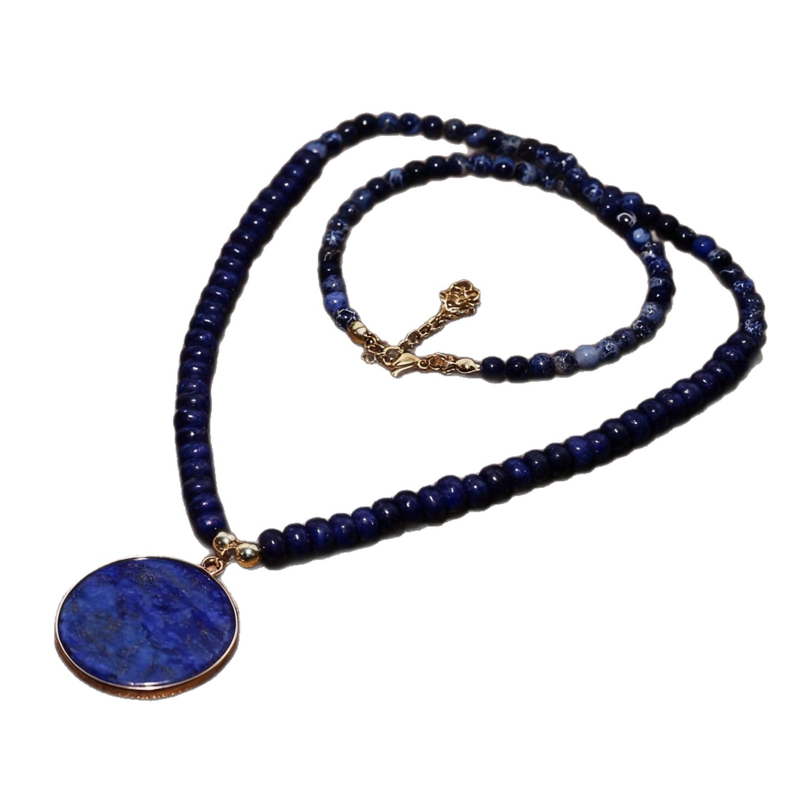 European And American Style Fashion Lapis Lazuli Necklace For Women