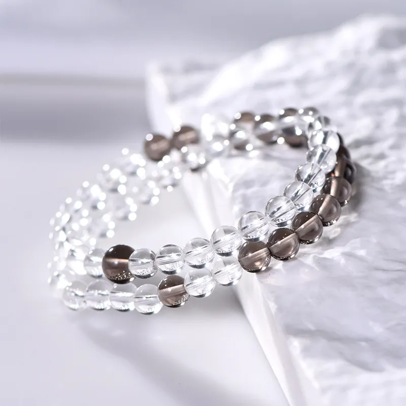 Bracelet Niche Hand-woven Tea Crystal Bracelet