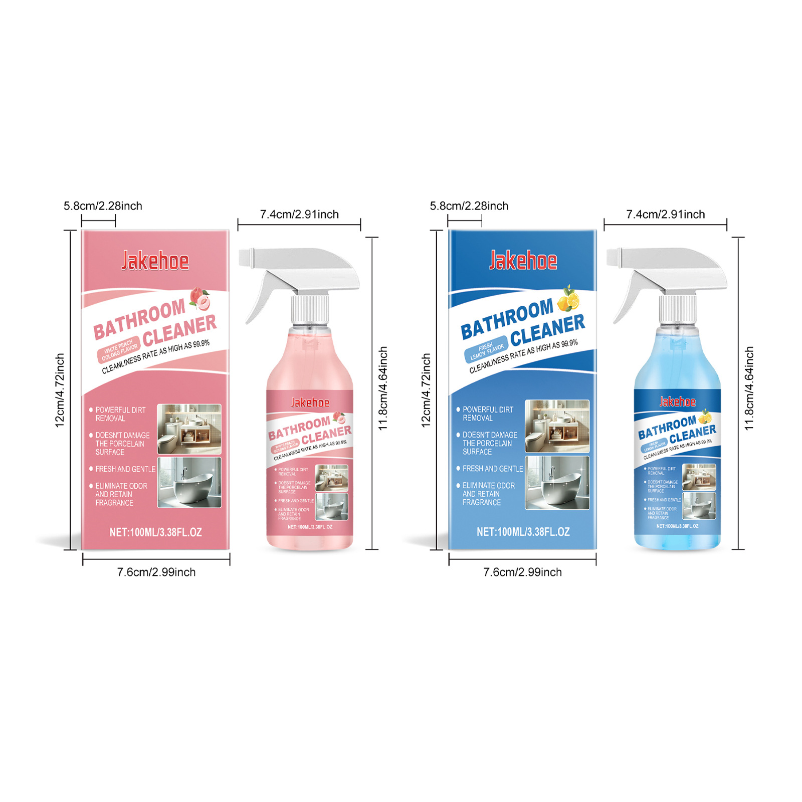 Title 8, Bathroom Cleaner Glass Shower Fragrance