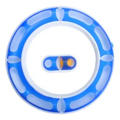 Pet Suit Track Ball DIY Track Amusement Plate Combined Cat Toy - Blue - View 1