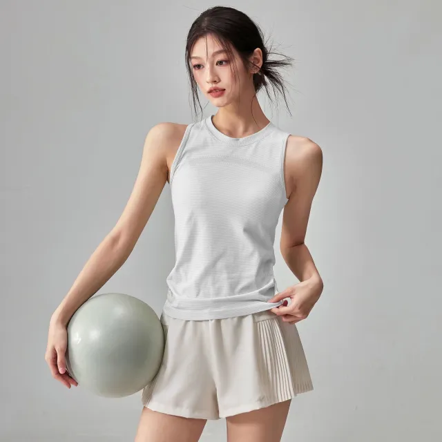 Sleeveless Quick dry Running And Fitness Tank Top White - Shop at LoveMi