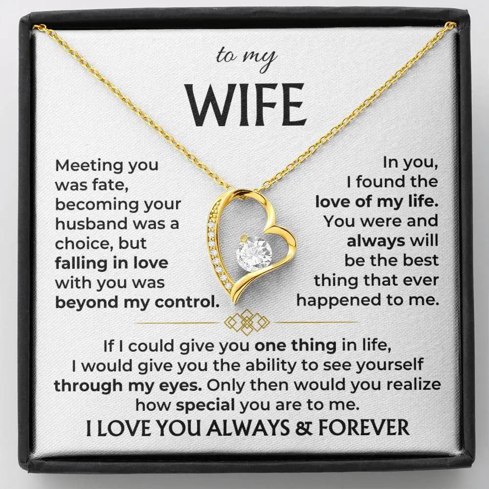 Hollow Love Necklace Pendant Valentine's Day Wife Gift