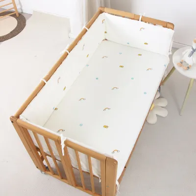 Crib Bed Circumference Soft Bag Anti-collision Baby Bedding Removable And Washable
