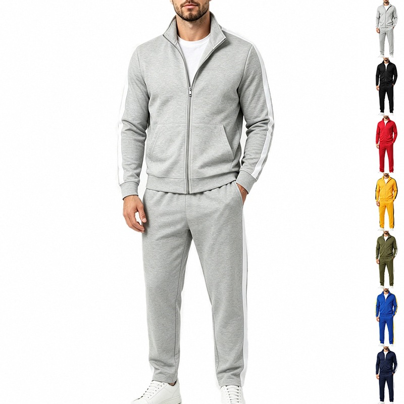 Men's Long-sleeved Sports Jacket Trousers Suit
