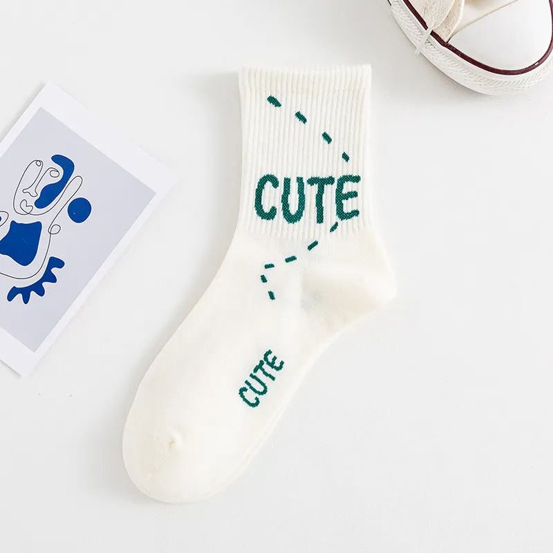 Women's New Mid-calf Cartoon Cotton Socks - Cute