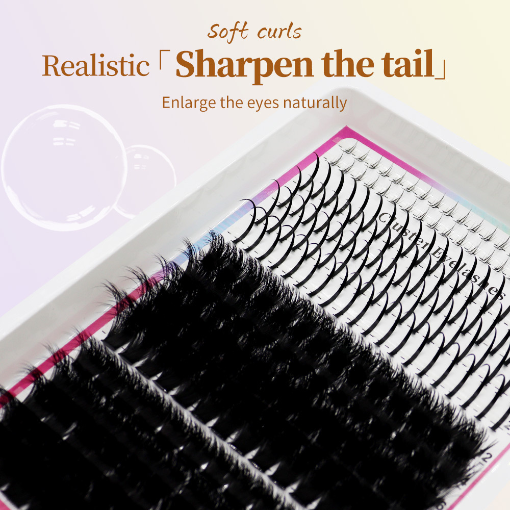 Fairy-style Segmented Fluffy And Densely Packed False Eyelashes