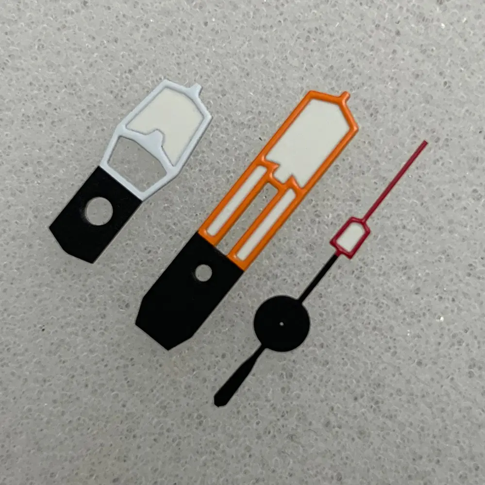Orange Red White Color Matching Pointer Green