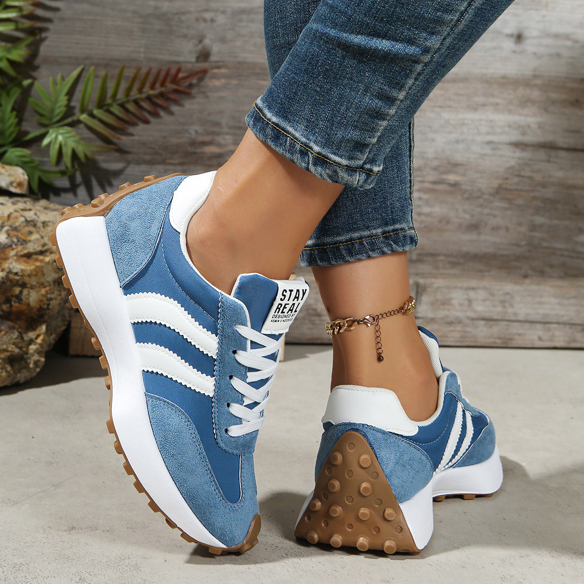 Influencer-style Chunky-soled Casual Sports Shoes For Students Koalakits36