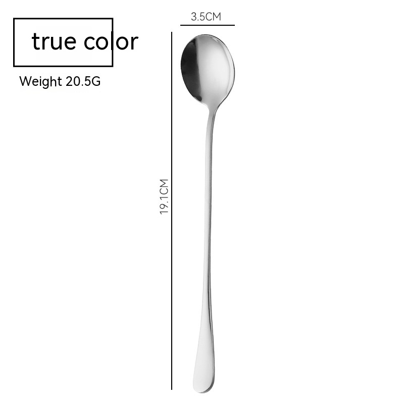 Silver Round Spoon