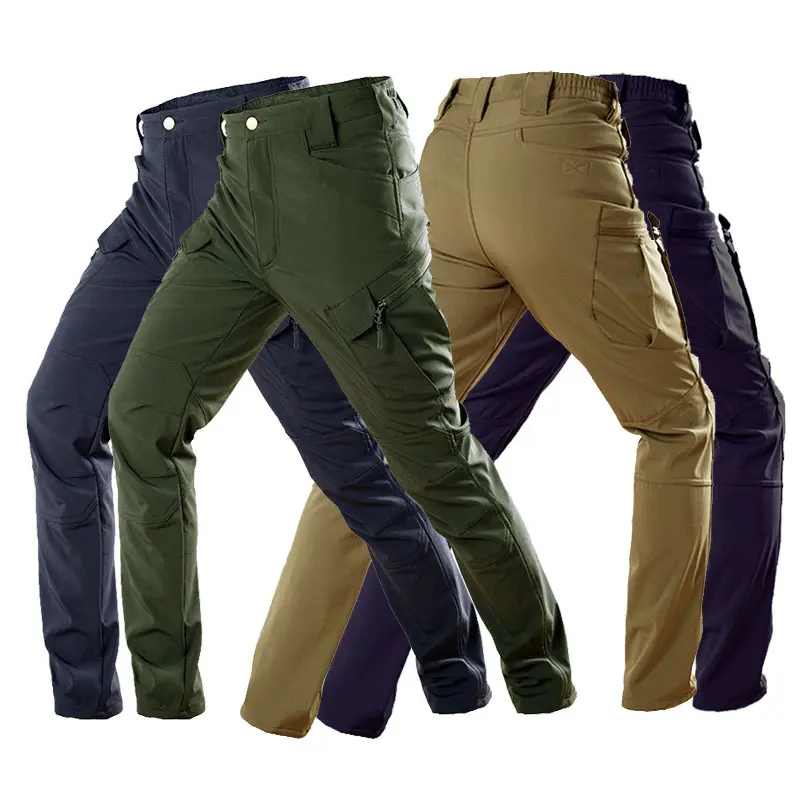 Mens Fleece-Lined Waterproof Tactical Pants