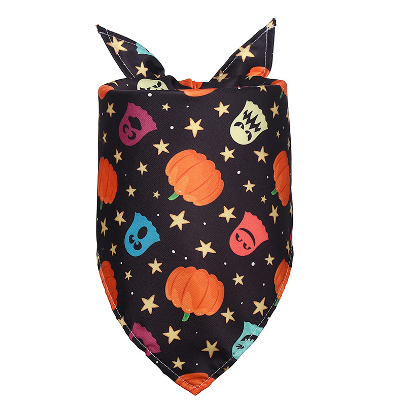 Title 2, Halloween Dog Saliva Towel Triangular Binder Pe...