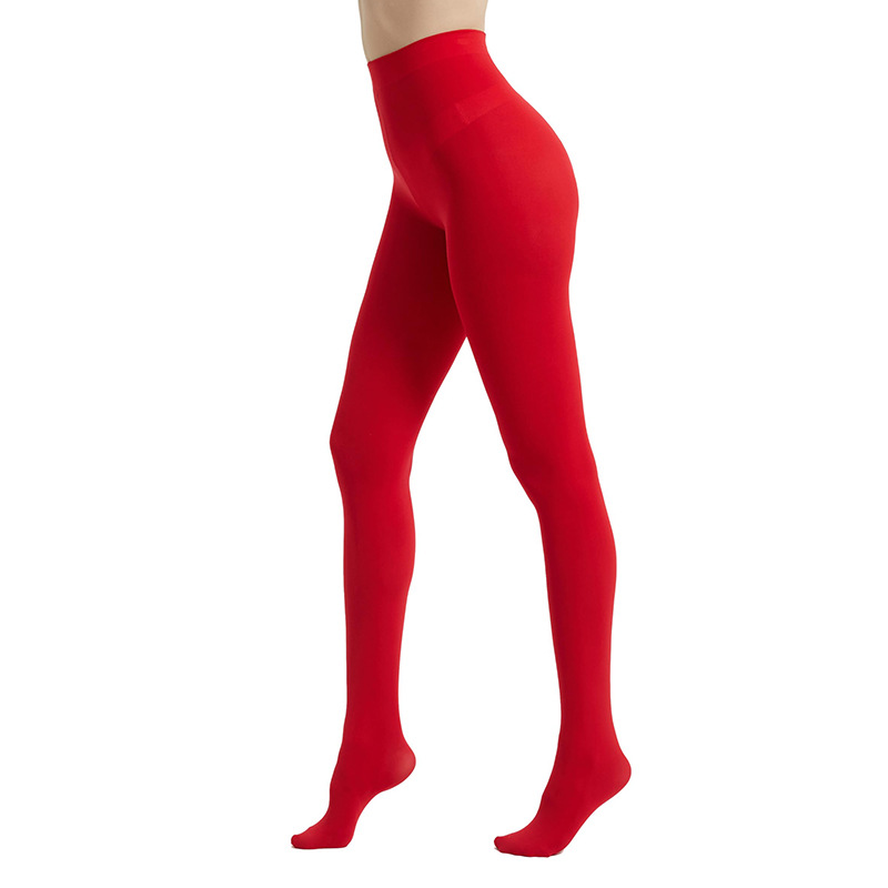 80D Velvet Tights In Multiple Sizes And Colors With A Single-Line Crotch