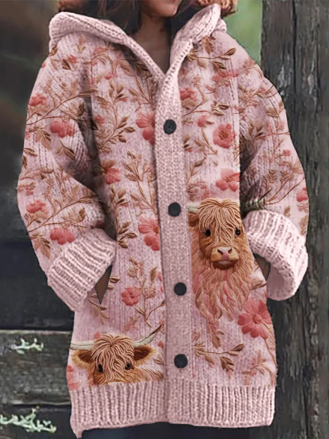 Sweater Autumn And Winter Loose Twist Cardigan 3 Style - Shop at LoveMi