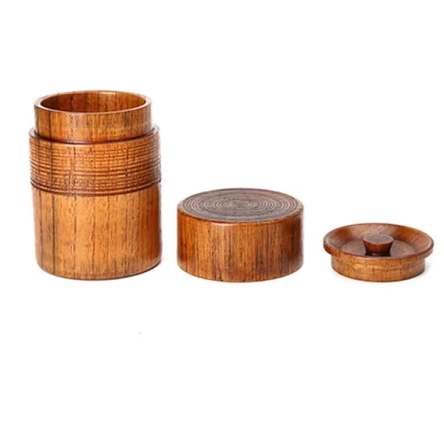 Wood Sealed Tea Container Jujube Wood - Shop at LoveMi